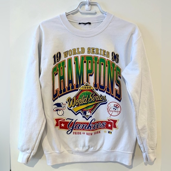 VINTAGE ‘96 Yankees World Series Champions Crewneck Sweatshirt - Picture 2 of 7